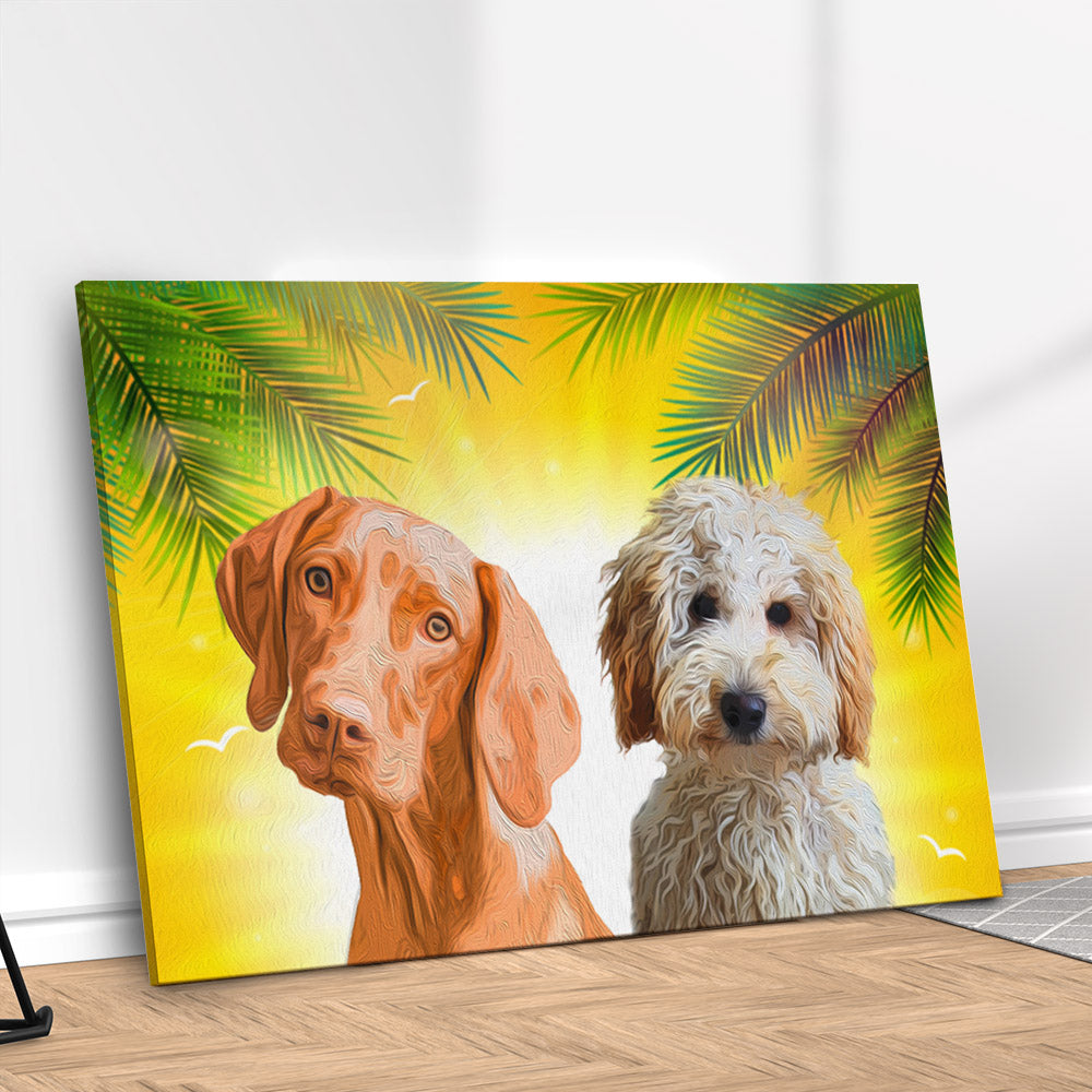 Quadro Verão Personalizado com seu Pet