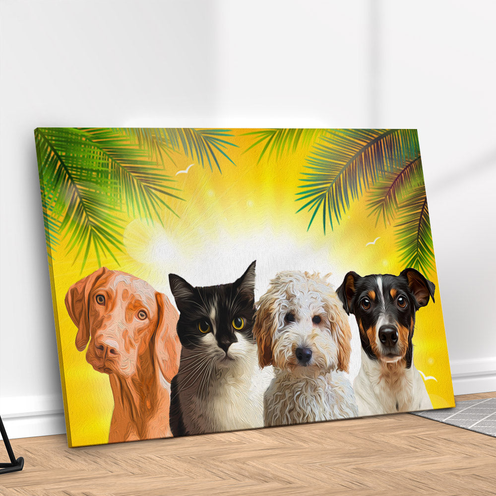 Quadro Verão Personalizado com seu Pet