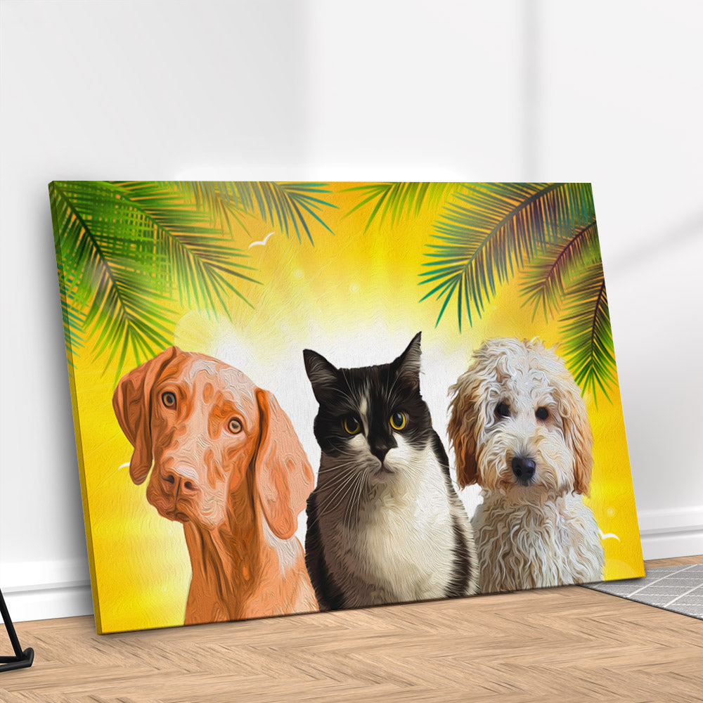 Quadro Verão Personalizado com seu Pet