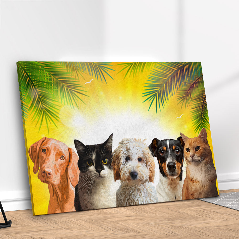 Quadro Verão Personalizado com seu Pet