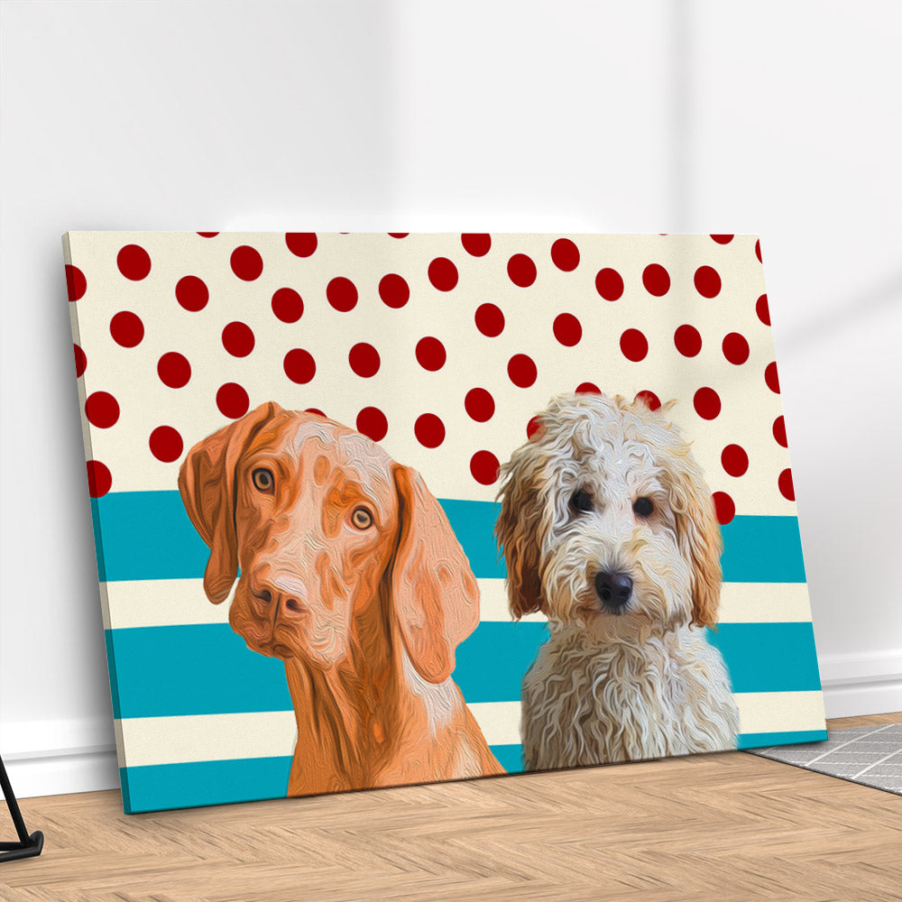 Quadro Pontinhos Personalizado com seu Pet