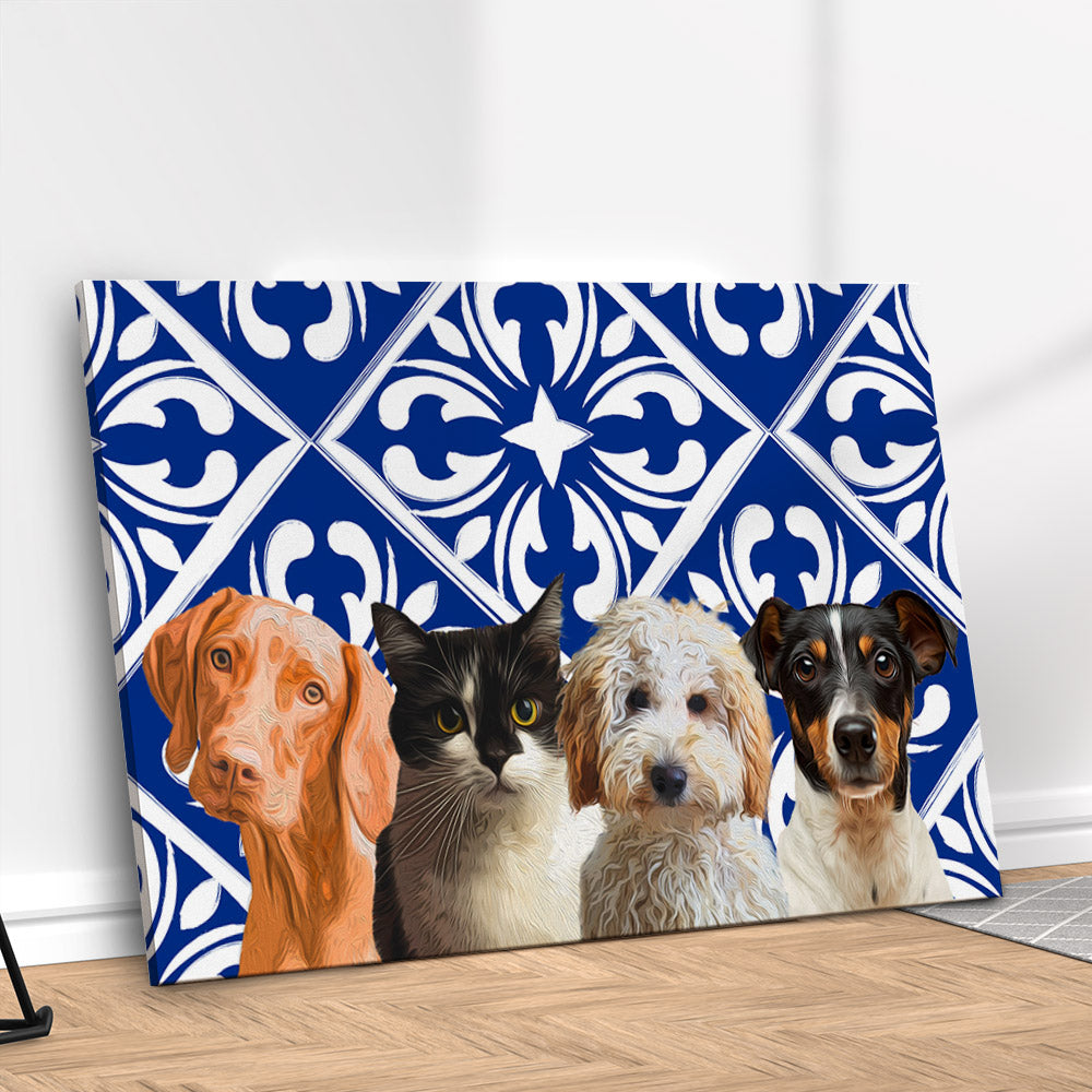 Quadro Ornamentos Personalizado com seu Pet