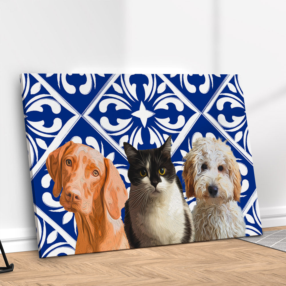 Quadro Ornamentos Personalizado com seu Pet