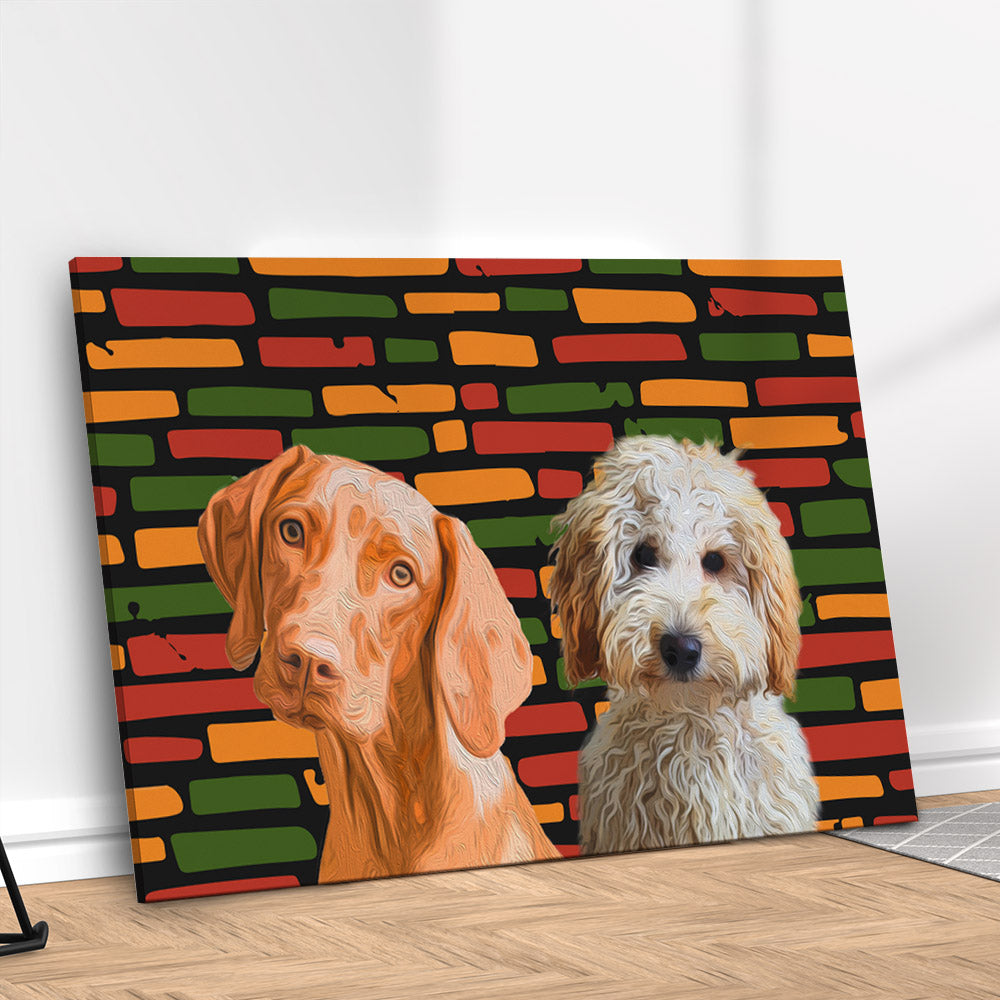 Quadro África Personalizado com seu Pet