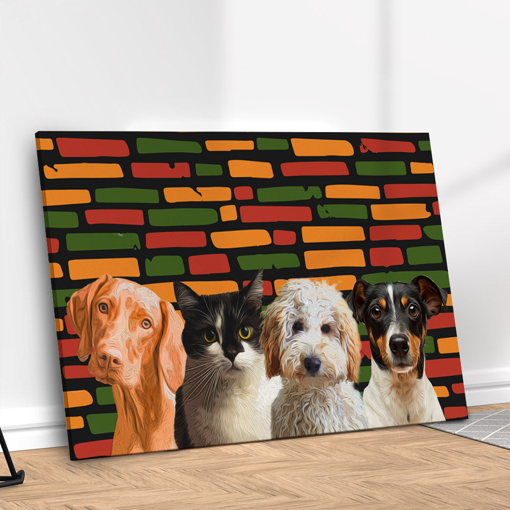 Quadro África Personalizado com seu Pet