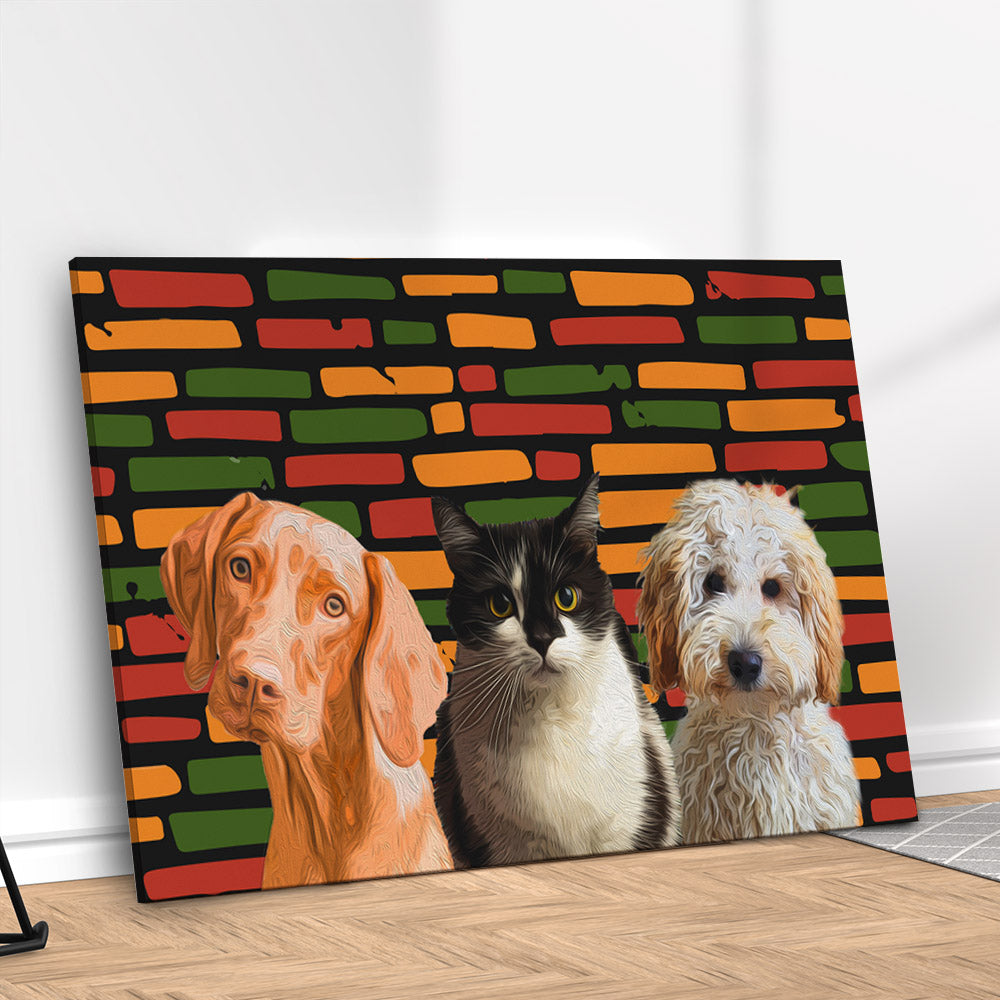 Quadro África Personalizado com seu Pet