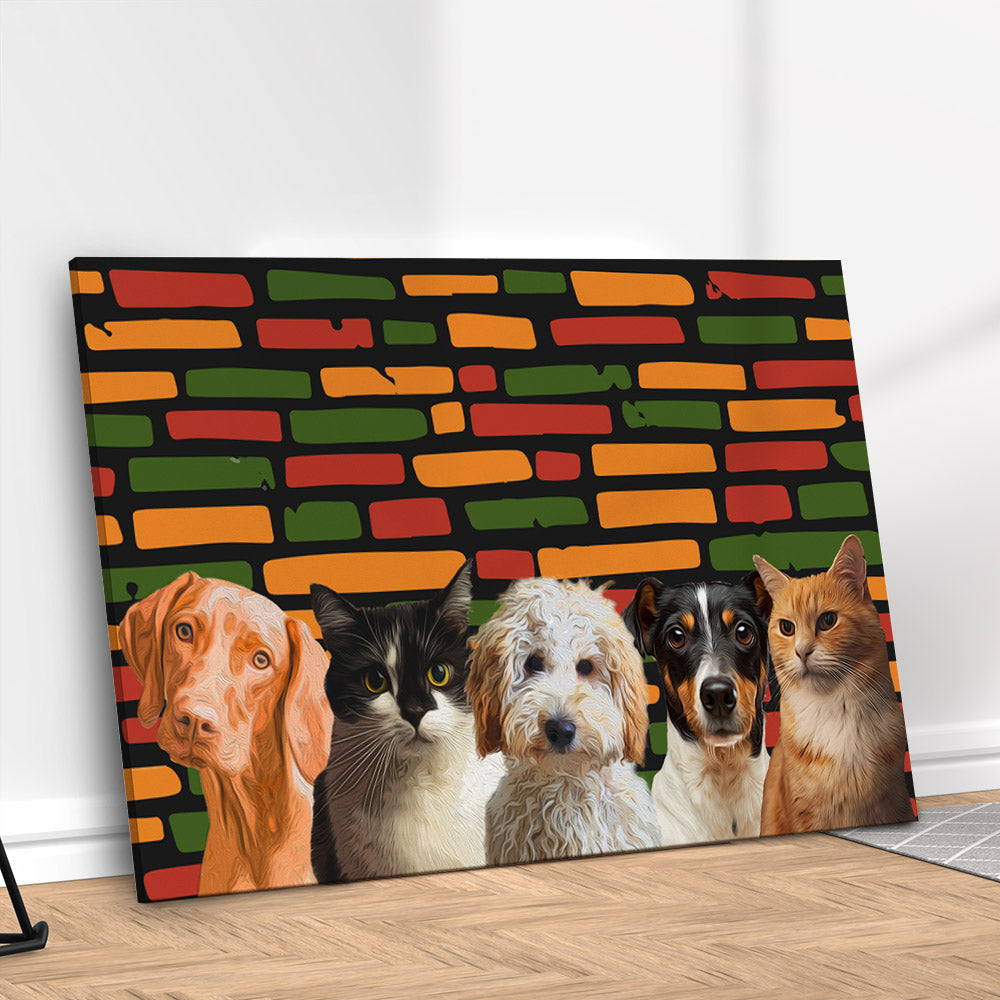 Quadro África Personalizado com seu Pet