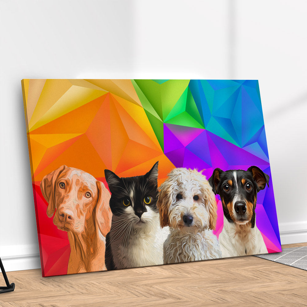 Quadro Cores Personalizado com seu Pet