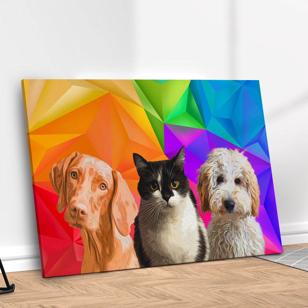 Quadro Cores Personalizado com seu Pet