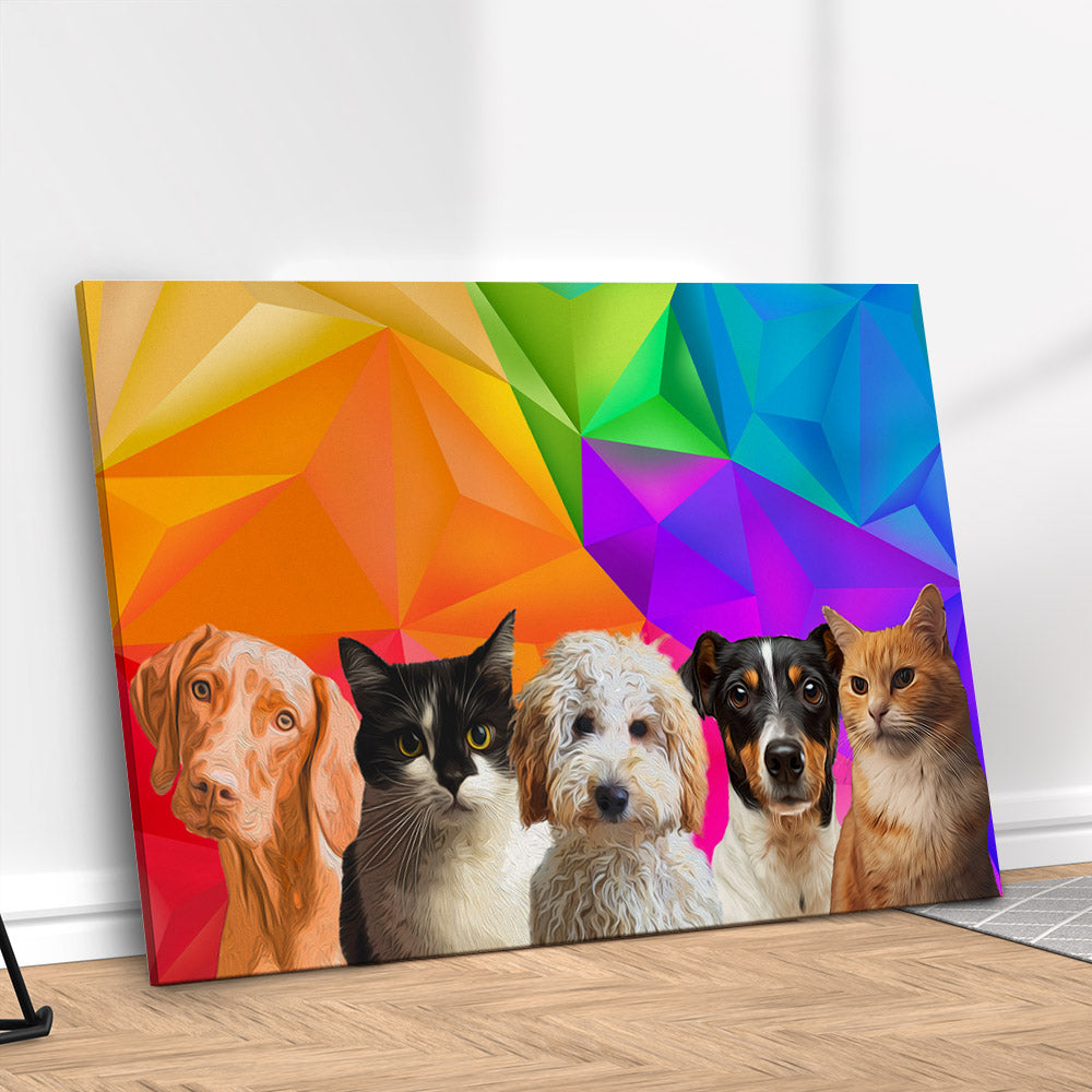 Quadro Cores Personalizado com seu Pet