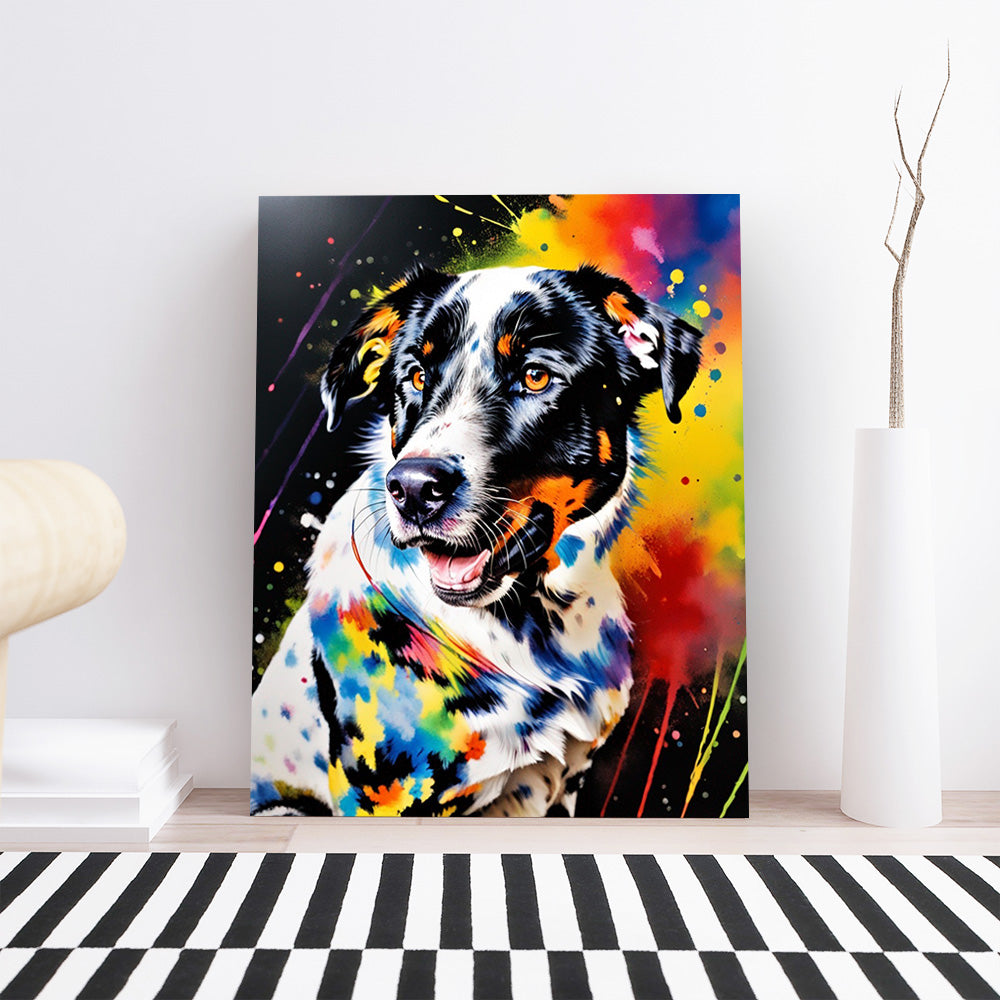 Quadro Abstrato Personalizado com seu Pet