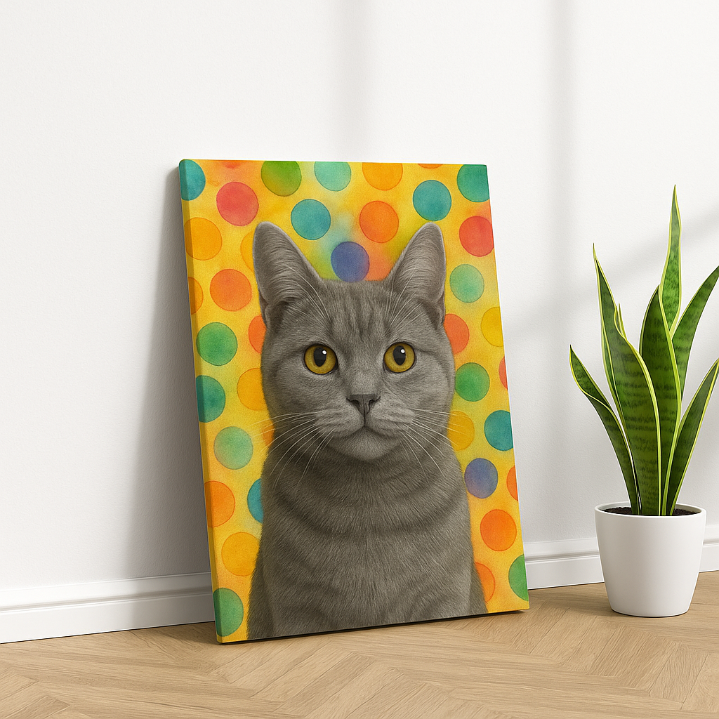 Quadro Poá Personalizado com seu Pet