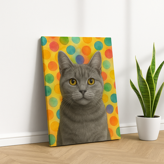 Quadro Poá Personalizado com seu Pet