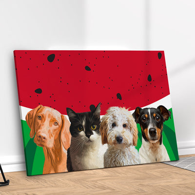 Quadro Melancia Personalizado com seu Pet