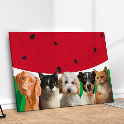 Quadro Melancia Personalizado com seu Pet