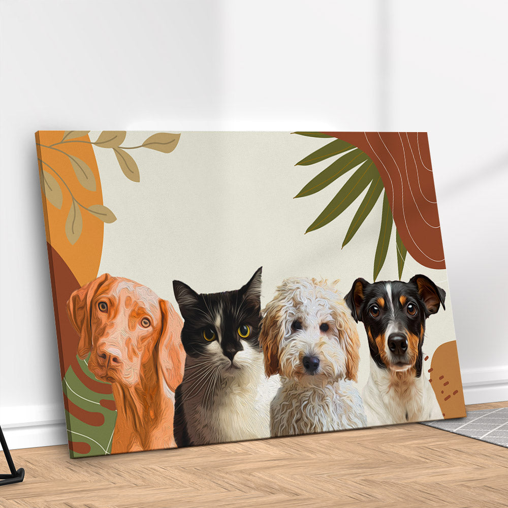 Quadro Boho Personalizado com seu Pet