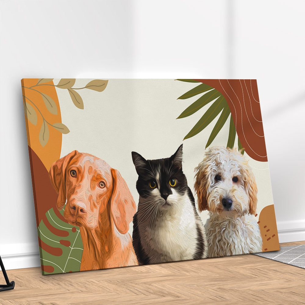 Quadro Boho Personalizado com seu Pet