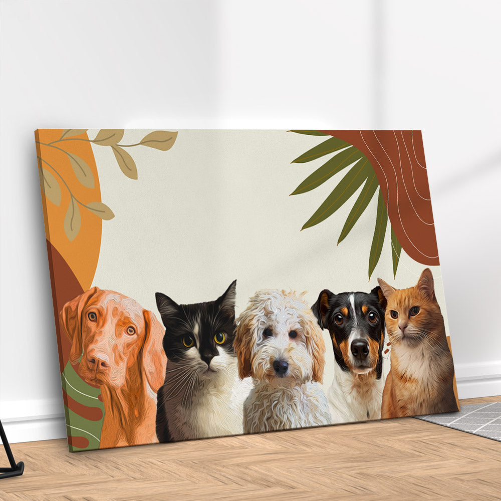 Quadro Boho Personalizado com seu Pet