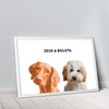 Quadro Minimalista 2 Pets