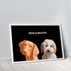 Quadro Minimalista 2 Pets