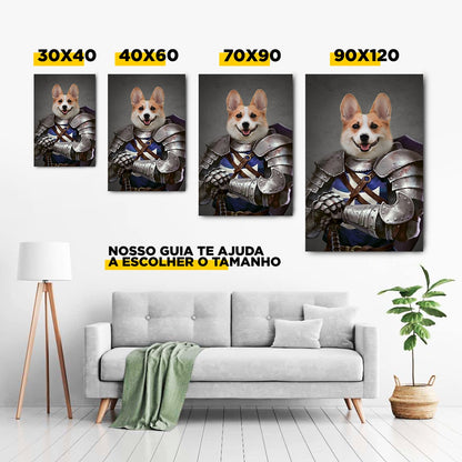 Quadro Quadriculado Personalizado com seu Pet