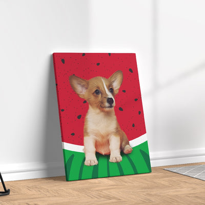 Quadro Melancia Personalizado com seu Pet