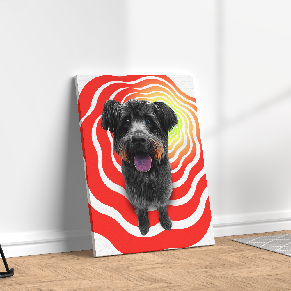 Quadro Portal Colorido Personalizado com seu Pet