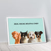 Quadro Minimalista 4 Pets