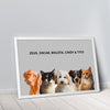 Quadro Minimalista 5 Pets