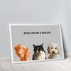 Quadro Minimalista 3 Pets