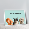 Quadro Minimalista 3 Pets